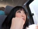 Kinky Japanese teen Arisa Nakano gets screwed in a car picture 63