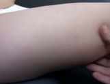 Kinky Japanese teen Arisa Nakano gets screwed in a car picture 82