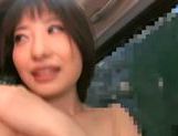 Kinky Japanese teen Arisa Nakano gets screwed in a car picture 87