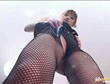 Bad MILF Wears Boots And Fishnets To Masturbate In picture 15