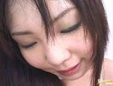 Japanese Teen Rides A Dildo And Gets Two Facials picture 35