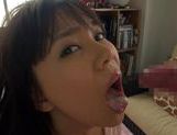Amazing sweet Japanese girl wildest masturbation action picture 152