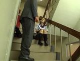 Sexy Japanese AV Model teen in uniform hot blowjob and hardcore sex picture 11