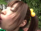 Naughty Japanese AV Model is a horny teen doing some facesitting picture 12