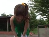 Naughty Japanese AV Model is a horny teen doing some facesitting