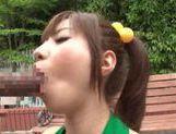 Naughty Japanese AV Model is a horny teen doing some facesitting picture 40