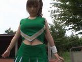 Sexy Japanese teen is having fun. picture 13
