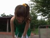 Sexy Japanese teen is having fun. picture 14