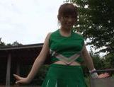 Sexy Japanese teen is having fun. picture 17