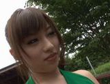 Sexy Japanese teen is having fun. picture 19