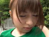 Sexy Japanese teen is having fun. picture 36