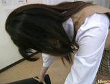 Saki Shiina gets cum on her body! picture 11