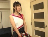 Cheerleader Tsubomi Shows Off Her Splits As She's Fucked picture 15