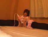 Sweet Japanese teen is having fun with sex toy picture 34