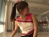 Japanese AV Model is a sexy teen cheerleader picture 1