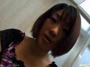 Miyuki Asian babe gives a hot blowjob