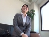 Sexy office lady enjoys as she is nailed