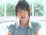 Amazing chick Asuka Shiratori gives a hot blowjob picture 2