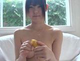 Amazing chick Asuka Shiratori gives a hot blowjob picture 58