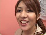 Mina Nakano gives an amazing blowjob and takes cum in mouth.
