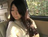 Busty Japanese babe likes to starts from the road picture 16