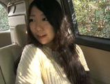 Busty Japanese babe likes to starts from the road picture 22