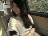 Busty Japanese babe likes to starts from the road picture 24