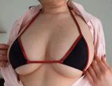 Kinky nurse oka Nishina uses her massive tits to heal a horny patient picture 15