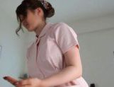 Kinky nurse oka Nishina uses her massive tits to heal a horny patient