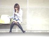 Nice Asian teen in short skirt Yuzuki Hatano sexy exposure picture 13