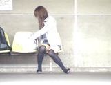 Nice Asian teen in short skirt Yuzuki Hatano sexy exposure picture 14