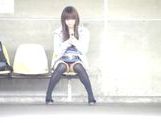 Nice Asian teen in short skirt Yuzuki Hatano sexy exposure picture 25
