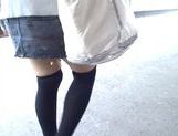 Nice Asian teen in short skirt Yuzuki Hatano sexy exposure picture 32