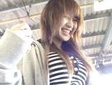 Nice Asian teen in short skirt Yuzuki Hatano sexy exposure picture 34