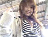 Nice Asian teen in short skirt Yuzuki Hatano sexy exposure picture 35