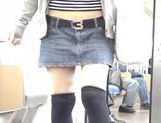 Nice Asian teen in short skirt Yuzuki Hatano sexy exposure picture 39