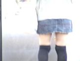 Nice Asian teen in short skirt Yuzuki Hatano sexy exposure picture 40