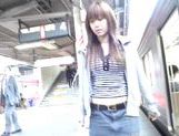 Nice Asian teen in short skirt Yuzuki Hatano sexy exposure picture 48