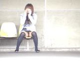 Nice Asian teen in short skirt Yuzuki Hatano sexy exposure