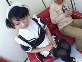 Horny maid Yuki Hoshino gets pounded hard