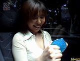 Ihiovi Kamiya Fucks Her Tight MILF Pussy In A Car picture 19