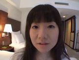 Hot Japanese lady gives hot blowjob