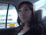 Sexy Azusa Nagasawa car masturbation picture 39