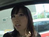 Sexy Azusa Nagasawa car masturbation picture 54