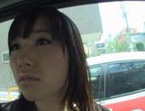 Sexy Azusa Nagasawa car masturbation picture 55
