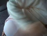 Hot Asian nurse has sex in a car picture 42