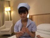 Hot Asian nurse shows off cute ass picture 80