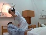 Amateur Asian nurse enjoys hot fucking on camera picture 17