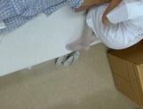 Amateur Asian nurse enjoys hot fucking on camera picture 23