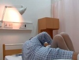 Amateur Asian nurse enjoys hot fucking on camera picture 38